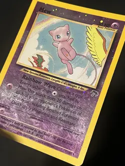 Pokemon Mew 01/18 Southern Islands Reverse Holo MP - Image 3