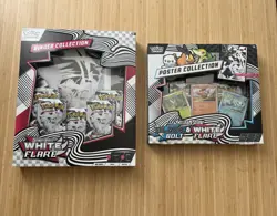 Pokemon White Flare Binder + Poster Collection Sam's Club Bundles - Image 1
