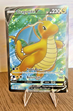 Pokemon TCG Dragonite V 076/078 Pokemon GO Full Art ultra rare - Image 1