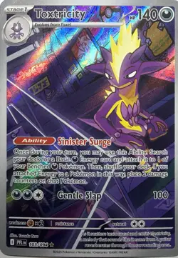 Toxtricity 103/094 Illustration Rare Phantasmal Flames Pokemon Near Mint - Image 1