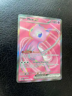 Mew ex #193/165 Pokemon SV: Scarlet & Violet 151 utlra rare full art 2023 NM - Image 2