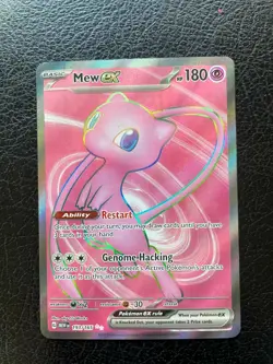 Mew ex #193/165 Pokemon SV: Scarlet & Violet 151 utlra rare full art 2023 NM - Image 4