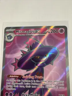 Mismagius ex 112/094 Phantasmal Flames Holo NM Pokemon - Image 2