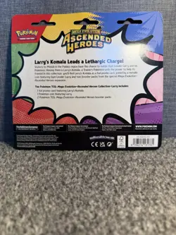 Pokemon TCG - Ascended Heroes 2 Pack Collection Blister Larry's Komala SEALED ✅ - Image 2