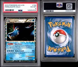 2010 POKEMON HEARTGOLD & SOULSILVER FERALIGATR PRIME #108 ULTRA RARE PSA 6 - Image 3