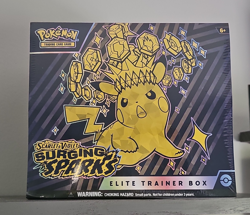Pokemon Scarlet & Violet Surging Sparks Elite Trainer Box English 2024 Pikachu - Image 1
