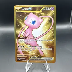 Pokemon TCG Mew EX 205/165Sv: Scarlet & Violet 151 Holo Gold Ultra Rare - Image 1