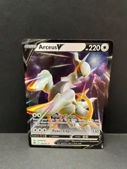 Pokemon TCG Arceus V 122/172 Swsh09 Brilliant Stars Holo Ultra Rare NM! - Image 1