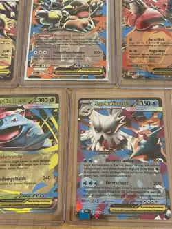 Pokemon Set 10 Holo Karten Mega Entwicklungen Deutsch Near Mint Pokemon - Image 2