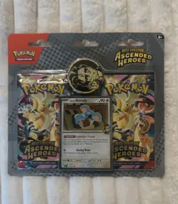 ⭐Pokemon TCG: Mega Evolution—Ascended Heroes Larry’s Komala 2-pack blister - Image 1