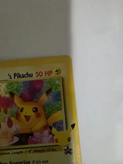 Pokemon Birthday Pikachu 24/53 Celebrations 25th Classic Collection Holo - Image 3