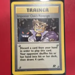 Pokemon TCG Imposter Oak's Revenge Team Rocket 76/82 Regular Uncommon - Image 1