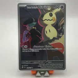 Pokemon Team Rocket's Mimikyu 238/217 ASC Rare Regular Psychic 60 HP - Image 1