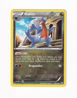 Gabite 89/124 Dragons Exalted Regular Uncommon 2012 Pokemon Card Light Played LP - Image 1