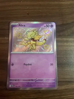 Abra Shiny Rare Paldean Fates 148/091 Pokemon Card - Image 1