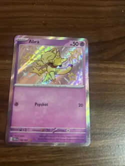 Abra Shiny Rare Paldean Fates 148/091 Pokemon Card - Image 2