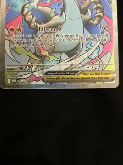 Mega Charizard x EX 023 Me: Mega Evolution Promo Holo Pokemon Card Near Mint - Image 3