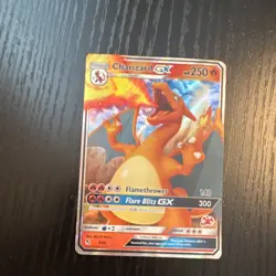Pokemon Charizard GX 9/68 Hidden Fates Ultra Rare Holo 250HP GX Card - Image 1