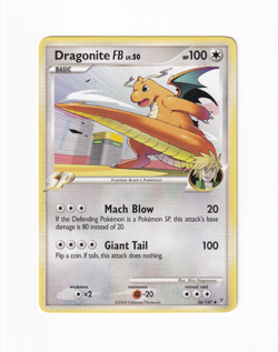 Dragonite FB 56/147 Supreme Victors Regular 2009 Pokemon Card Heavy Played HP - Image 1