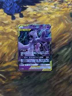 Mewtwo & Mew GX 029/094 Miracle Twins 2019 RR Japanese Pokemon Card - Image 1