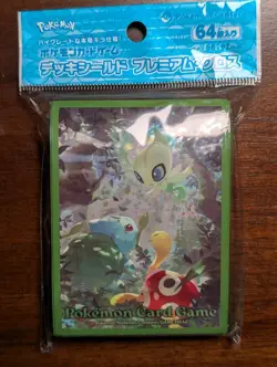 Bulbasaur Celebi Shuckle Card Sleeves - Pokemon Center Japan - NEW - Image 1