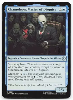 Chameleon, Master of Disguise 27 Marvel's Spider-Man NM U Foil - Image 1