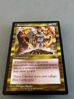Reparations Mirage Regular MTG—Never Played Near Mint/Mint—RESERVE LIST–Vintage - Image 3
