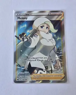 Melony 195/198 Chilling Reign Full Art Ultra Rare Holo Pokemon Card - Image 1