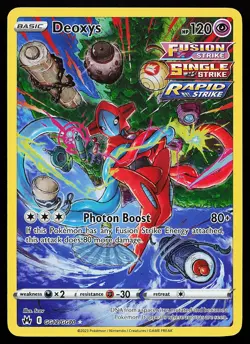 Deoxys GG12/GG70 Ultra Rare Crown Zenith Galarian Gallery Pokemon Card - Image 1