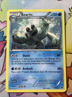 Beartic 37/99 2012 B&W Next Destinies Pokemon Card Reverse Holo Rare - NM - Image 1