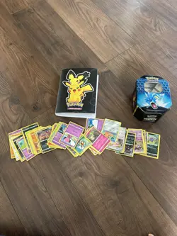 Pokemon Cards Bundle with book and card wallet - Image 1