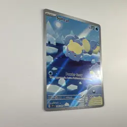 Pokemon Spheal 199/191 SV08 Surging Sparks Illustration Rare Full Art Holo 70 HP - Image 2