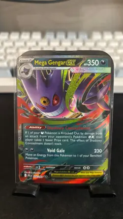 Mega Gengar ex 056/094 Double Rare Phantasmal Flames Pokemon Holo LP - Image 1