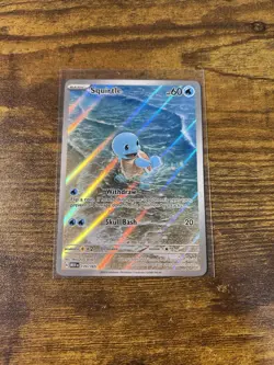 Pokemon TCG Squirtle 170/165 Scarlet & Violet 151 Illustration Rare - English NM - Image 1