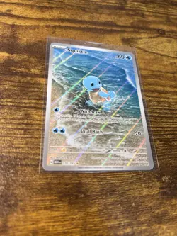Pokemon TCG Squirtle 170/165 Scarlet & Violet 151 Illustration Rare - English NM - Image 2