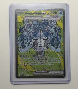 Pokemon Wellspring Mask Ogerpon EX Full Art 152/132 NM/M Prismatic Evolutions - Image 1