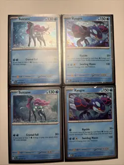 Pokemon TCG Suicune 026 & Kyogre 034 Cosmos Holo Promo - Image 1