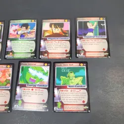 DBZ - Saiyan Saga Card Lot (Qty 7) - Dragon Ball Z - LP/NM - Limited Ed 2000 - Image 3
