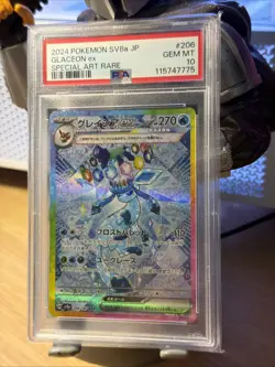 Glaceon Ex Special Art Rare PSA 10 Pokemon TCG - Image 1