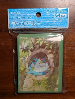 Pachirisu Card Sleeves - Pokemon Center Japan - NEW - Image 1