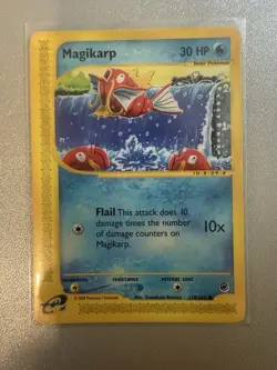 Pokemon TCG Magikarp Card 118/165 Expedition Base Set Non-Holo WOTC Vintage NM - Image 1