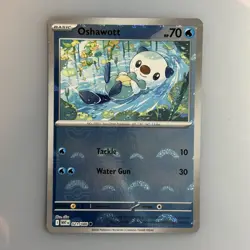 Oshawott 021/086 Poke Ball Holo Pattern SV: White Flare Pokemon TCG Card - NM - Image 1