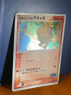 2005 Pokemon Card PokePark Forest Promo Torchic 002/009 - Premium File Rare Holo - Image 3