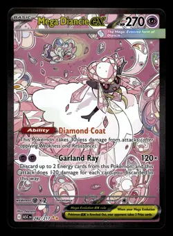 Mega Diancie ex 282/217 Special Illustration Rare Ascended Heroes Pokemon Card - Image 1