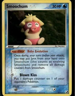 Smoochum Rare Unseen Forces 31/115 Water Pokemon Card - Image 1