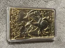 RARE OOP Nintendo Pokemon 23K Gold Plated Charizard Trading Card 1999 with COA - Image 2