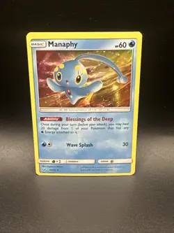 Manaphy 25/73 Holo Rare Shining Legends Pokemon Card - Image 1