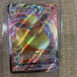 Pokemon TCG Flareon VMAX Full Art Ultra Rare Holo Card 018/203 Evolving Skies - Image 1