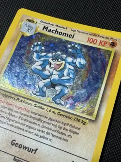 1st Edition Holo: Machomei (Machamp) German 8/102 Base Set Pokemon Card - Image 2