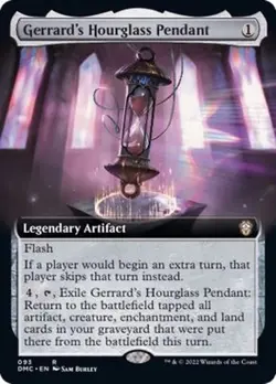Gerrard's Hourglass Pendant (Extended Art) Commander: Dominaria United 93 NM MTG - Image 1